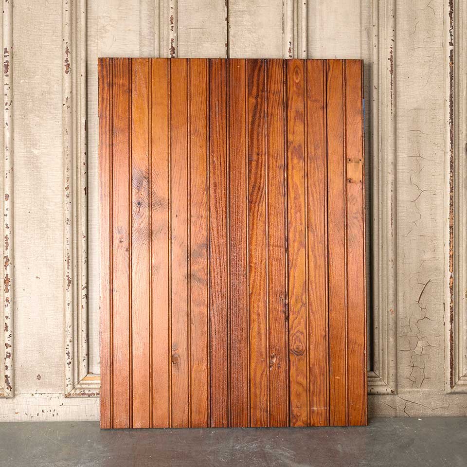 23x31 Antique Pine Beadboard Cabinet Door image 4