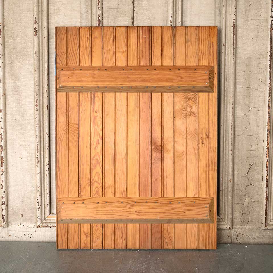 23x31 Antique Pine Beadboard Cabinet Door image 5