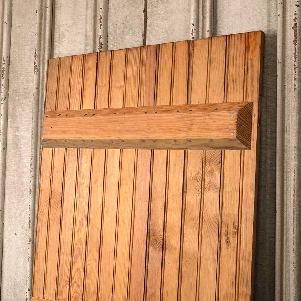 23x31 Antique Pine Beadboard Cabinet Door image 6