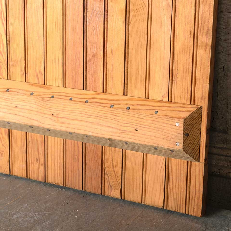 23x31 Antique Pine Beadboard Cabinet Door image 7