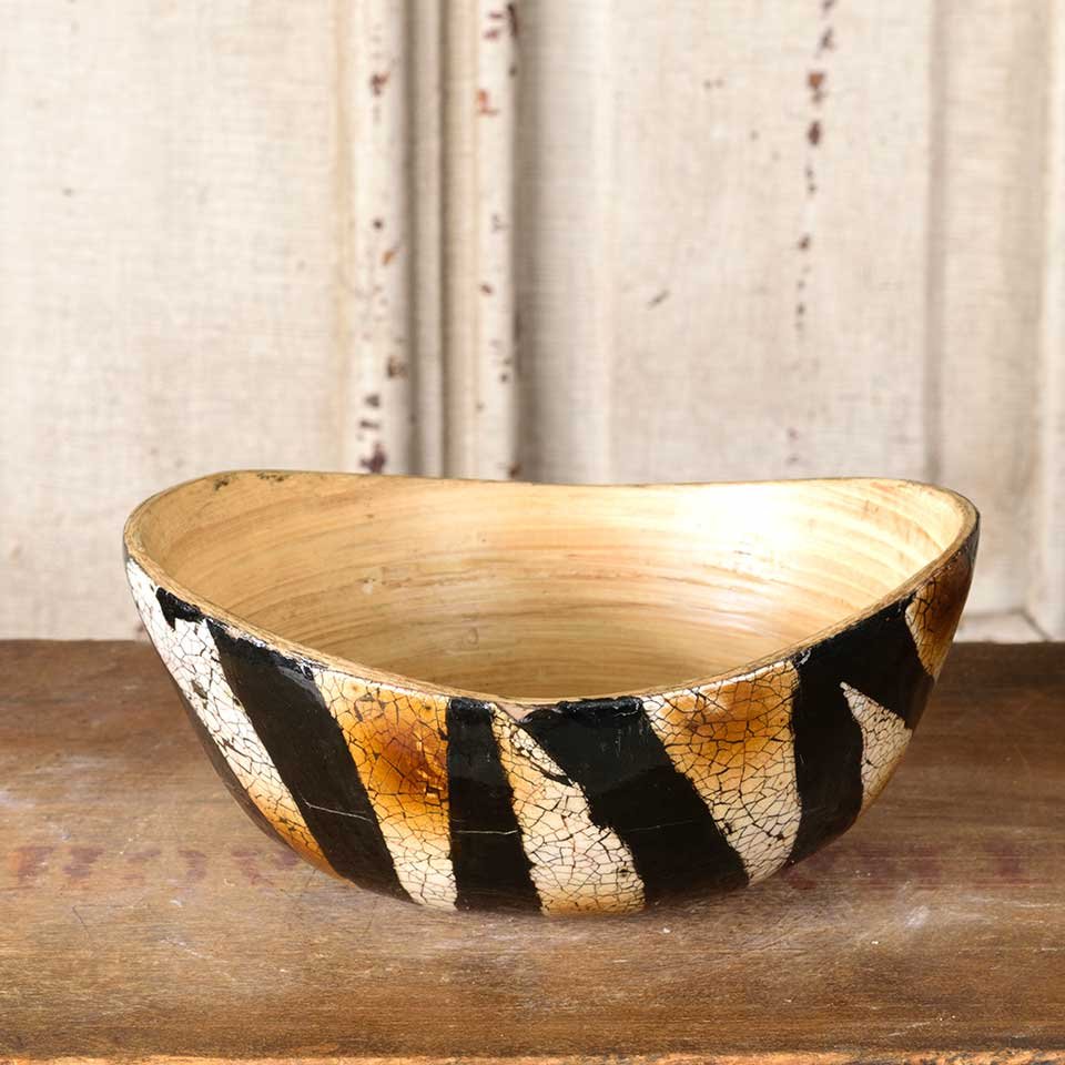 Carved Wood Bowl image 2