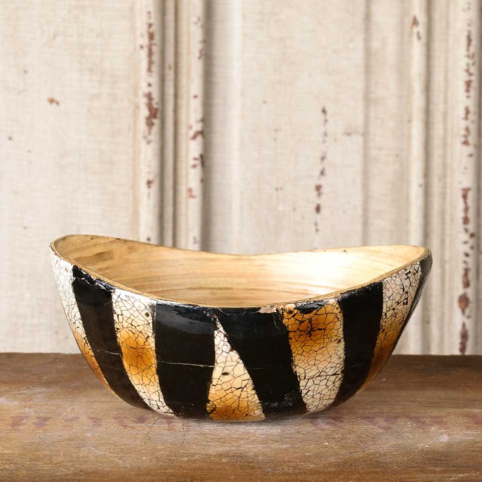 Carved Wood Bowl image 1
