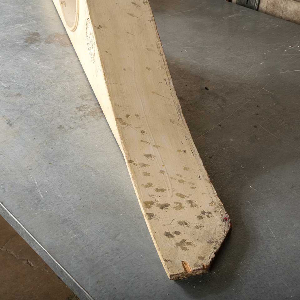 64x10 Vintage Wood Furniture Pediment image 6