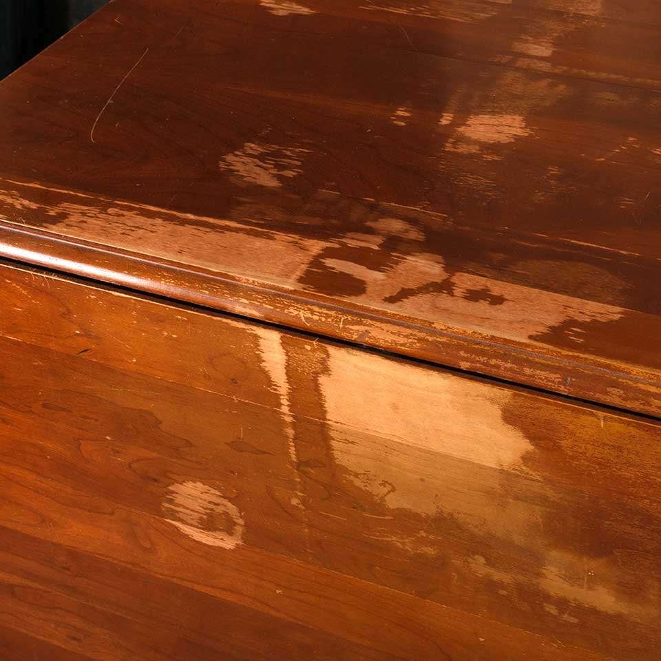 44x71 Antique Folding Wood Dining Table image 2