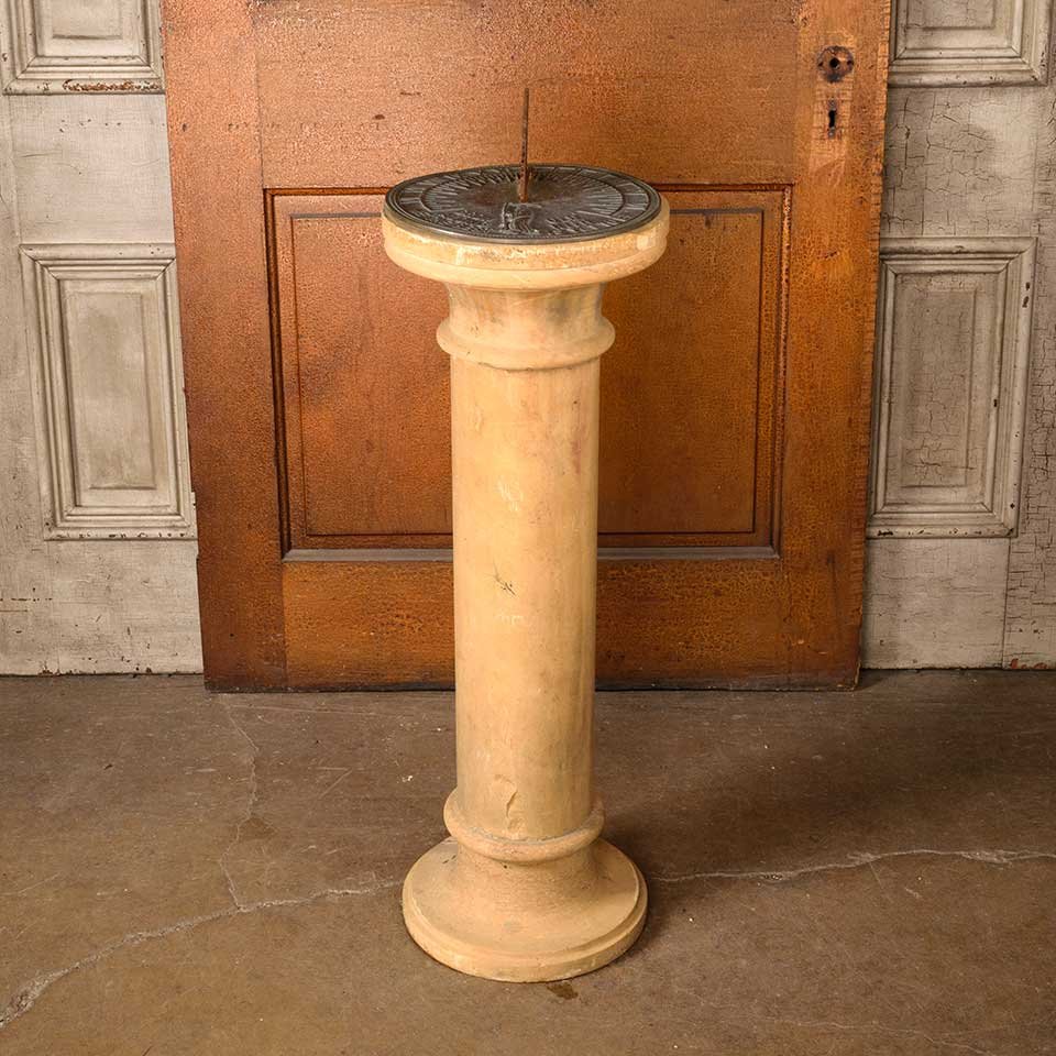 Sundial & Stone Pedestal Garden Ornament image 1