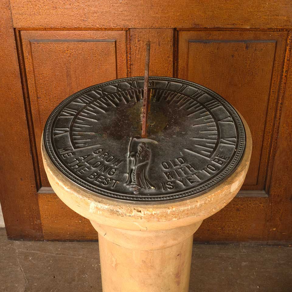 Sundial & Stone Pedestal Garden Ornament image 3