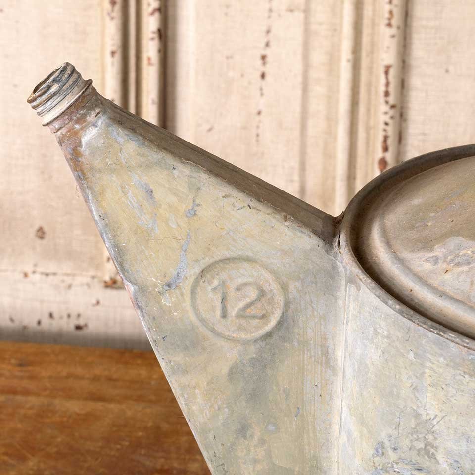 Antique Galvanized Metal Watering Can image 3