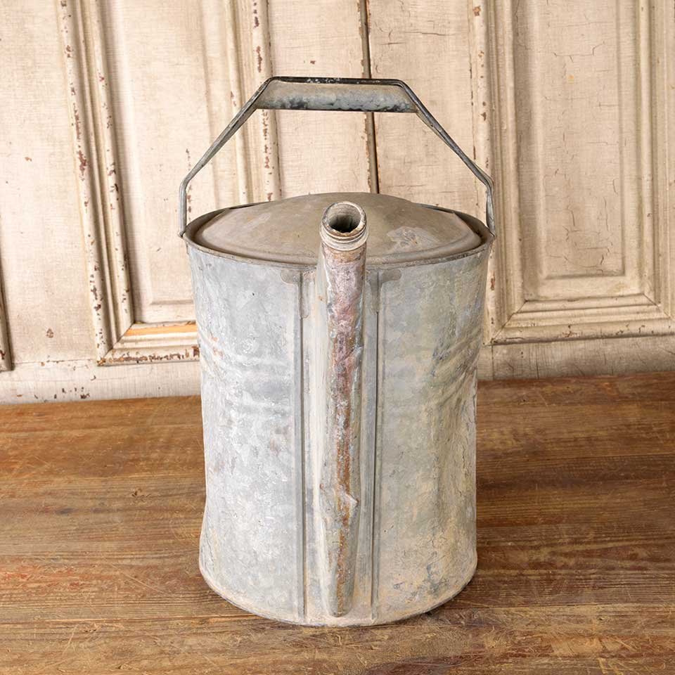 Antique Galvanized Metal Watering Can image 4