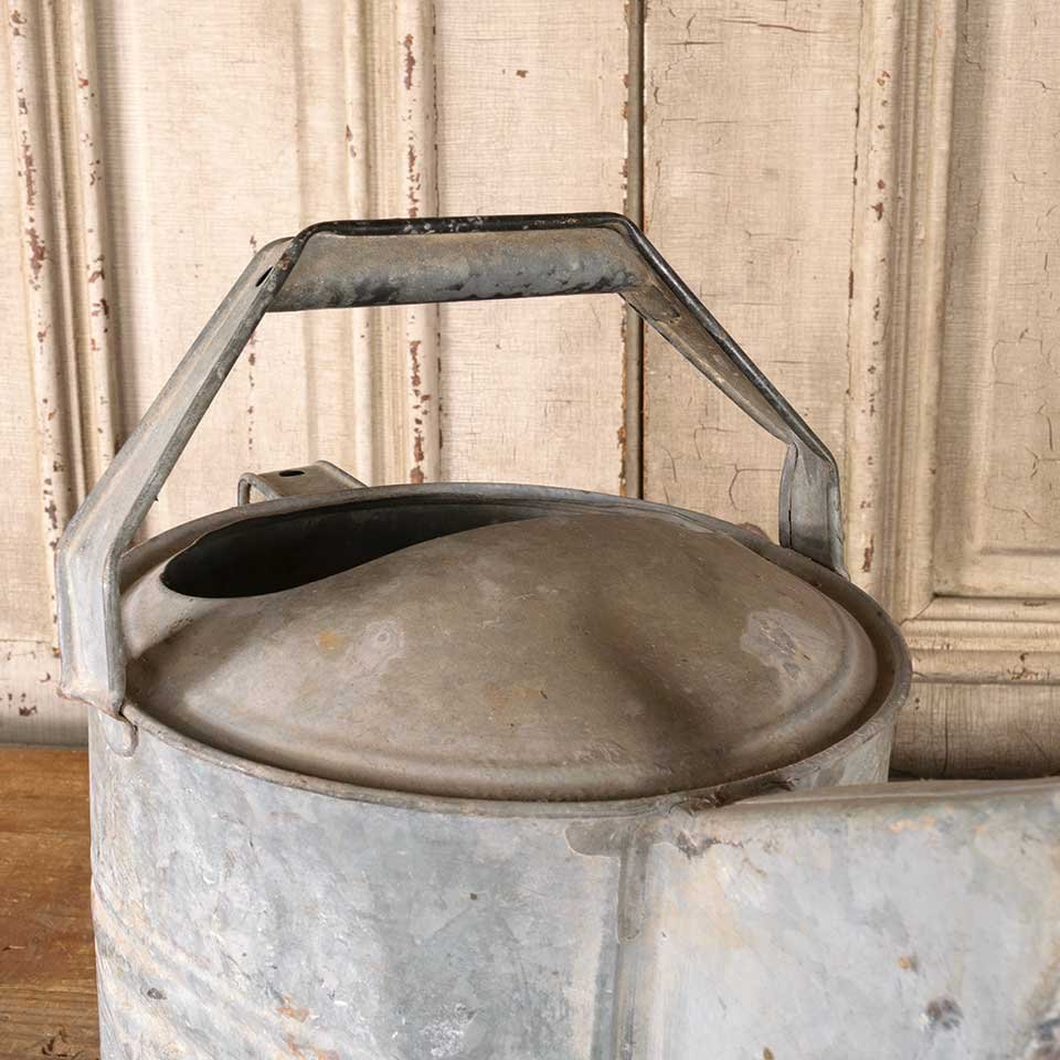 Antique Galvanized Metal Watering Can image 5