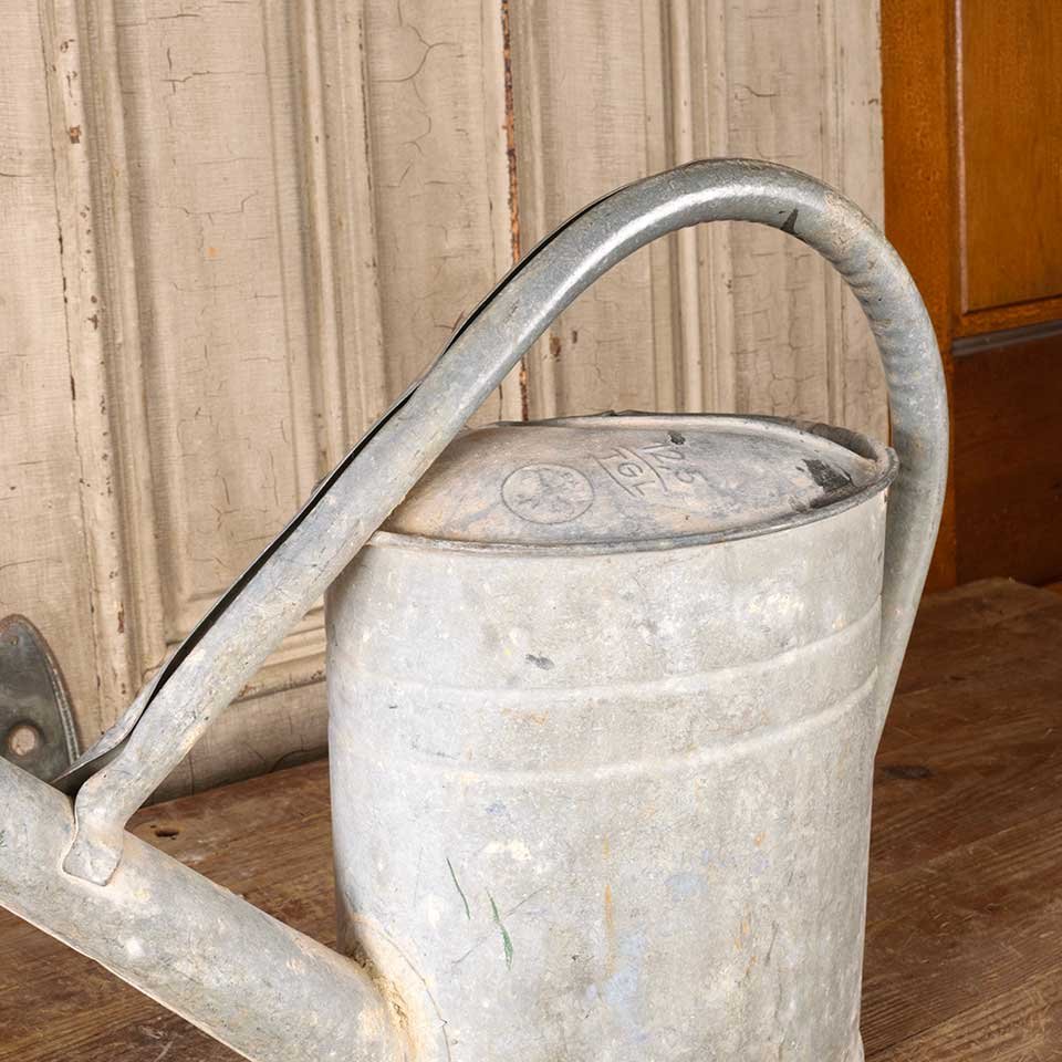 Antique Galvanized Metal Watering Can image 4