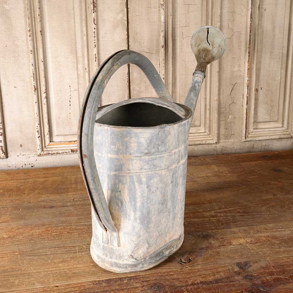 Antique Galvanized Metal Watering Can image 7