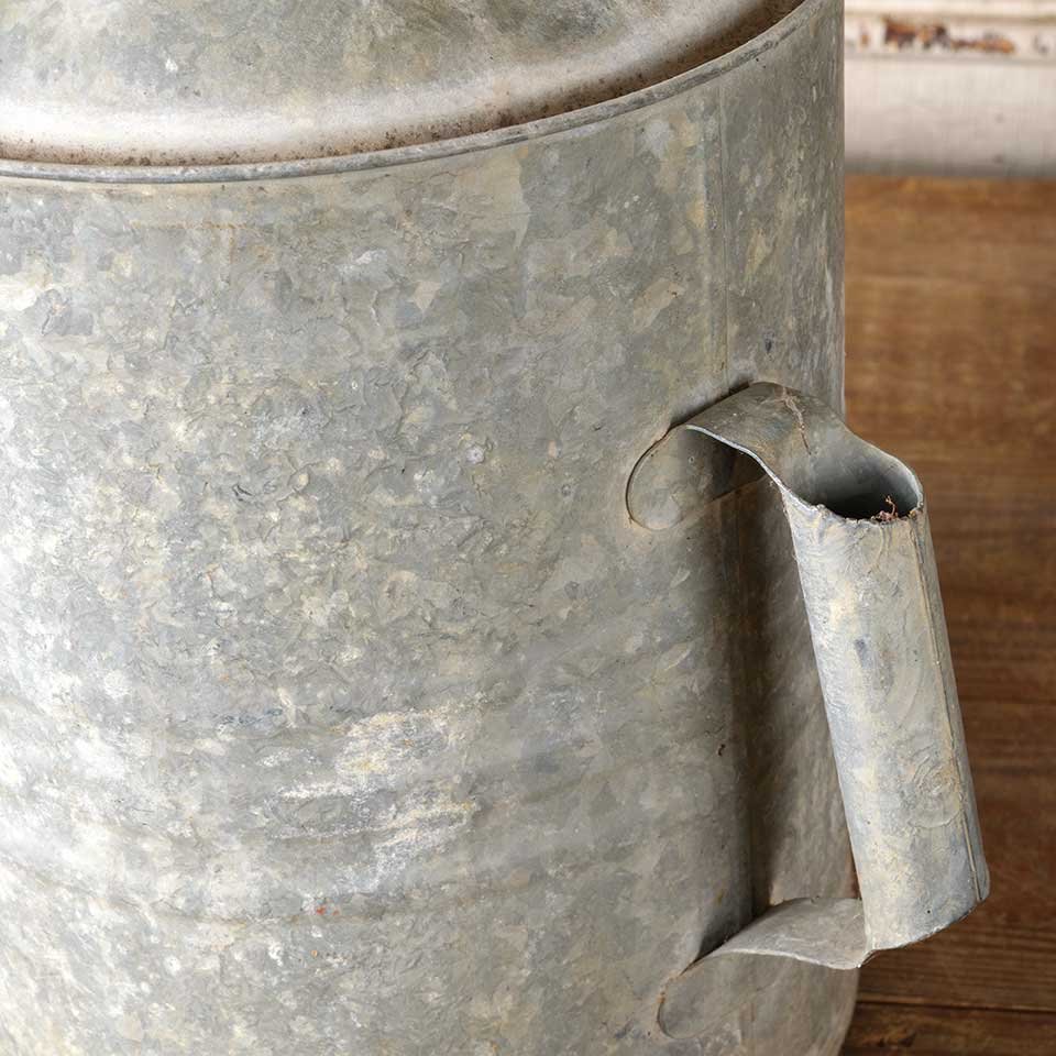 Antique Galvanized Metal Watering Can image 7