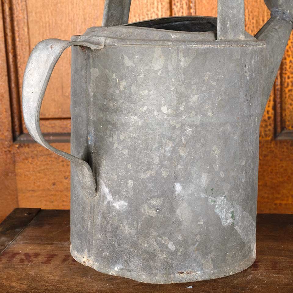 Antique Galvanized Metal Watering Can image 6