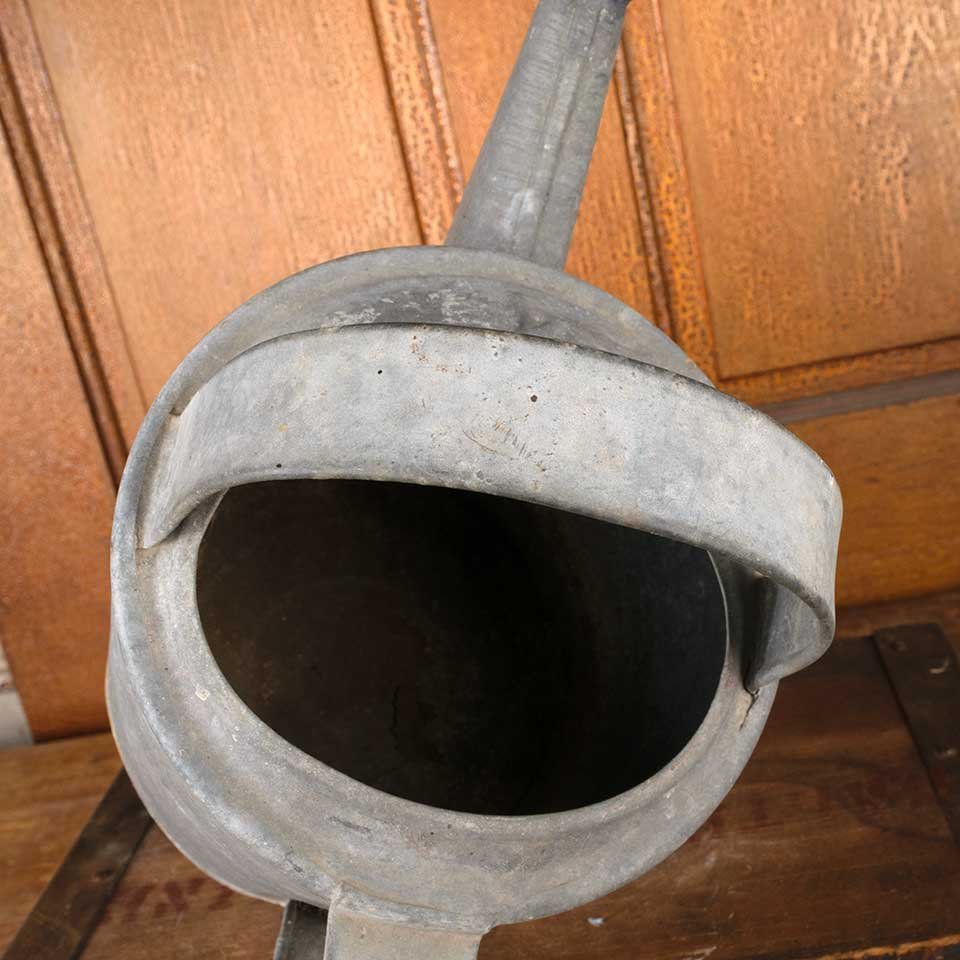 Antique Galvanized Metal Watering Can image 7