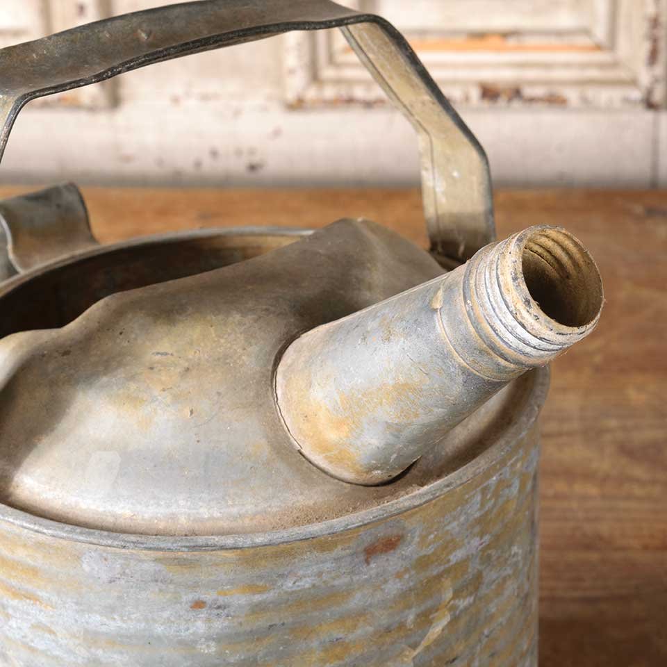 Antique Galvanized Metal Watering Can image 5