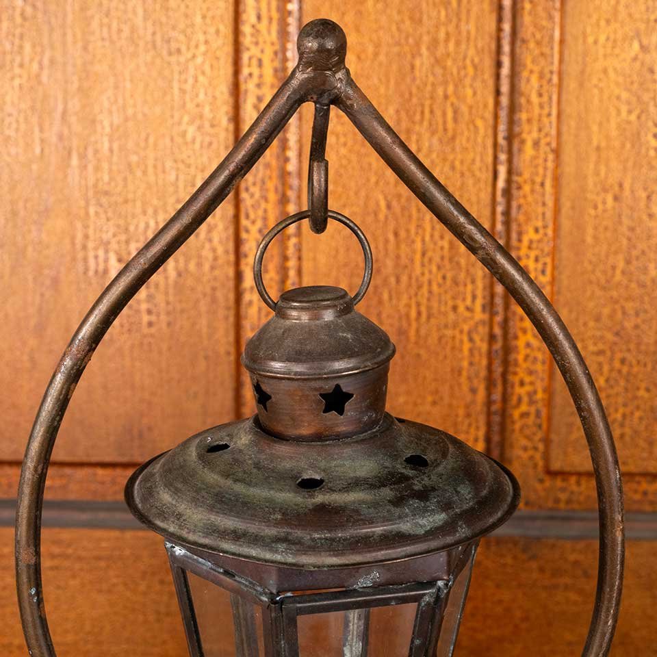 6x11 Small Candle Lantern & Hanging Stand image 3
