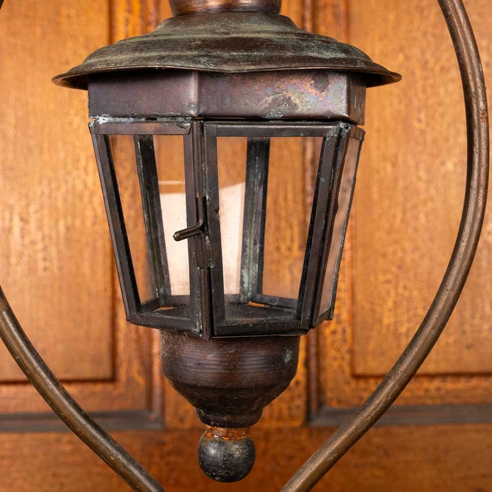 6x11 Small Candle Lantern & Hanging Stand image 5