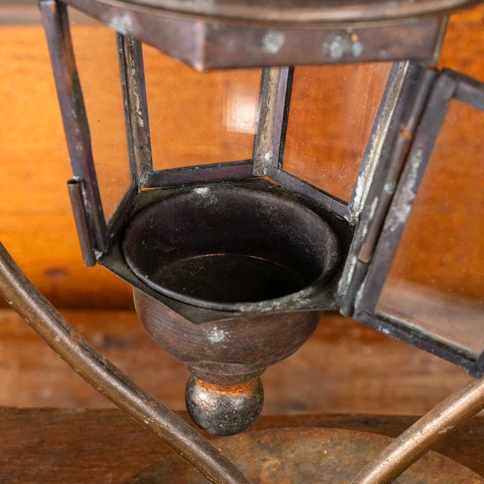 6x11 Small Candle Lantern & Hanging Stand image 7