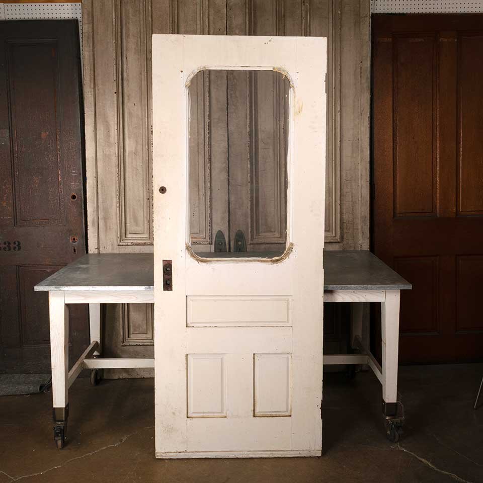 32x79 Antique Victorian Half Lite Entry Door image 5