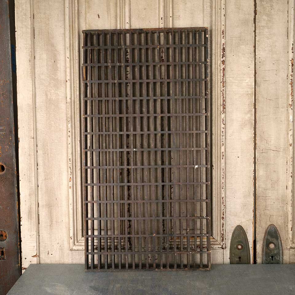 18x35 Antique Wood Cold Air Return Grate image 1