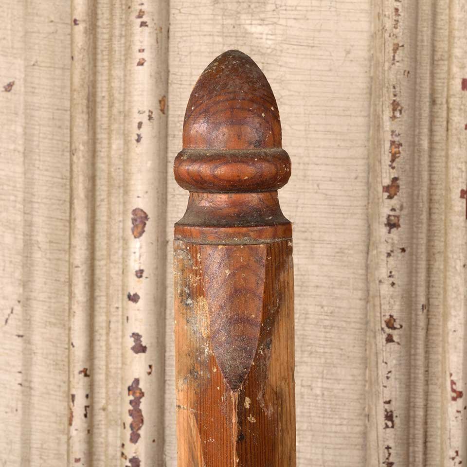 Antique Interior Corner Baseboard Trim Block image 2