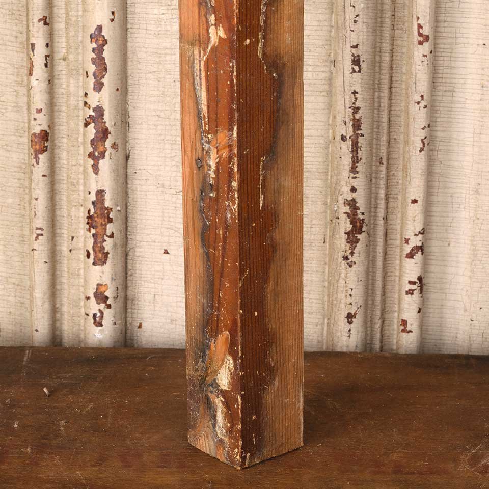 Antique Interior Corner Baseboard Trim Block image 2