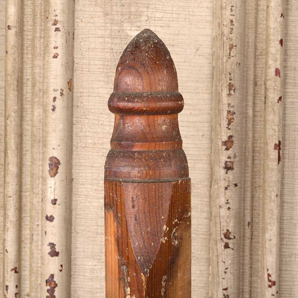 Antique Interior Corner Baseboard Trim Block image 3