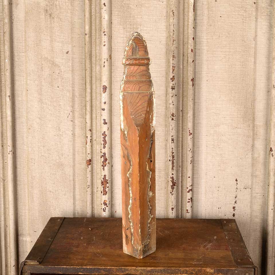Antique Interior Corner Baseboard Trim Block image 5