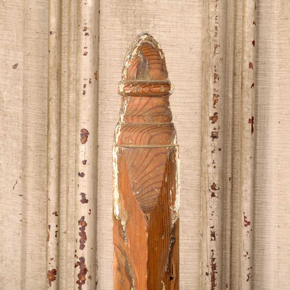 Antique Interior Corner Baseboard Trim Block image 6