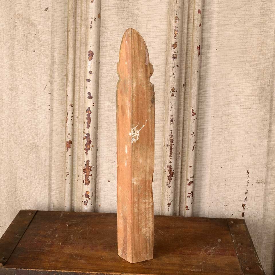 Antique Interior Corner Baseboard Trim Block image 3