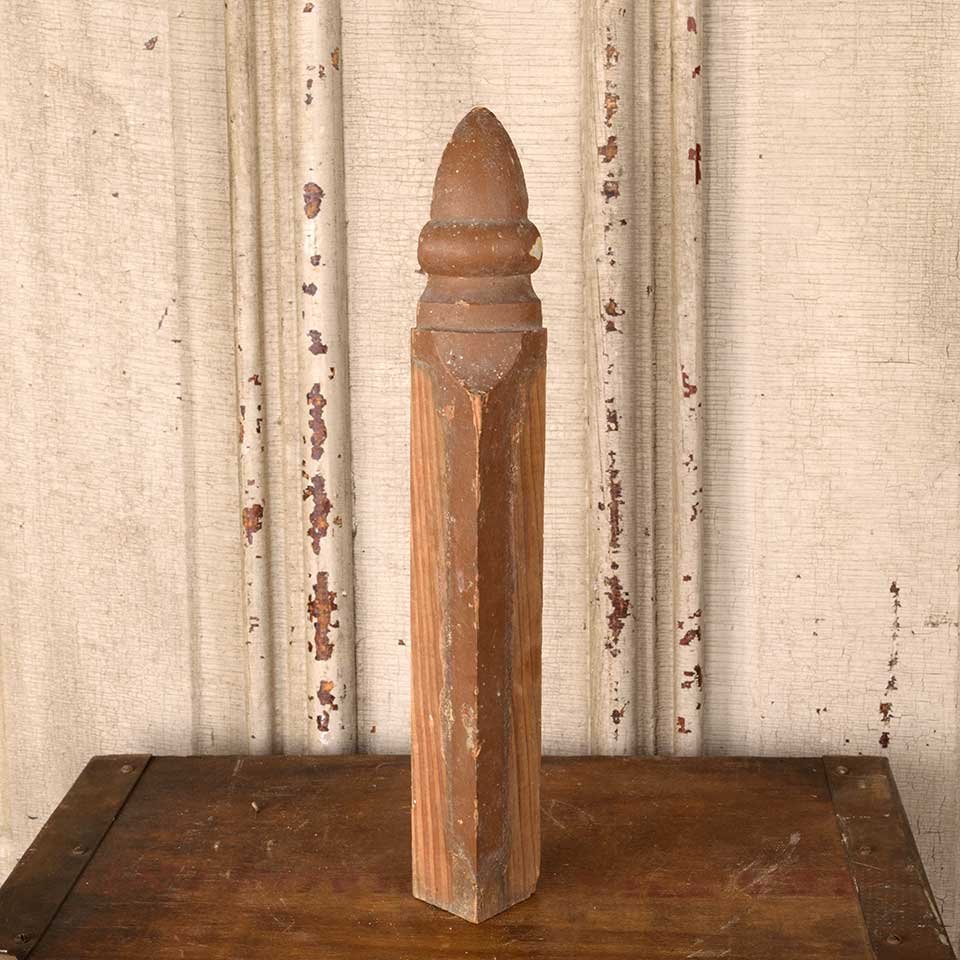 Antique Interior Corner Baseboard Trim Block image 4