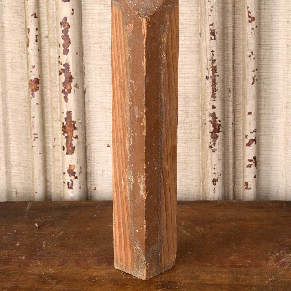 Antique Interior Corner Baseboard Trim Block image 5