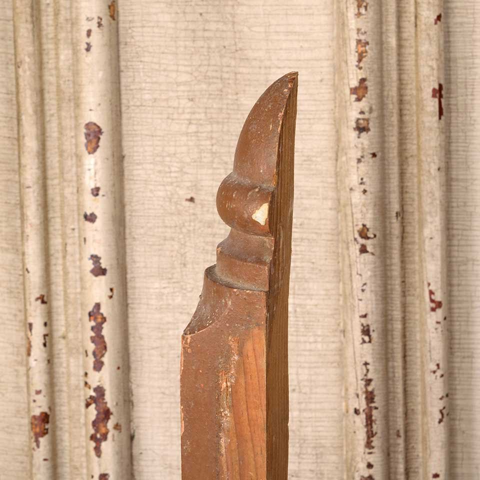 Antique Interior Corner Baseboard Trim Block image 6