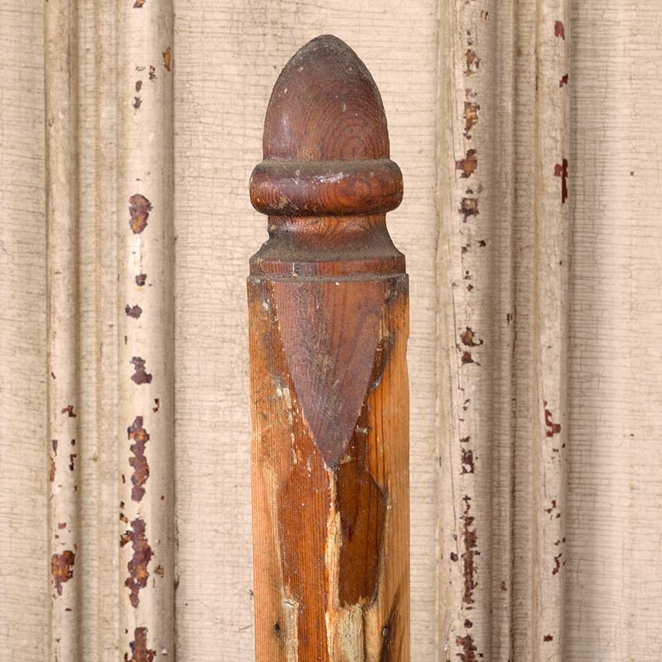 Antique Interior Corner Baseboard Trim Block image 5