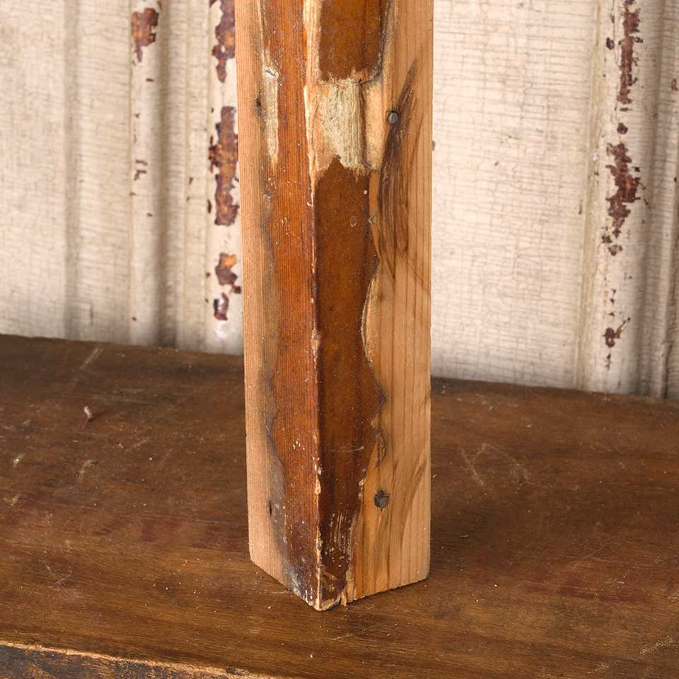 Antique Interior Corner Baseboard Trim Block image 6