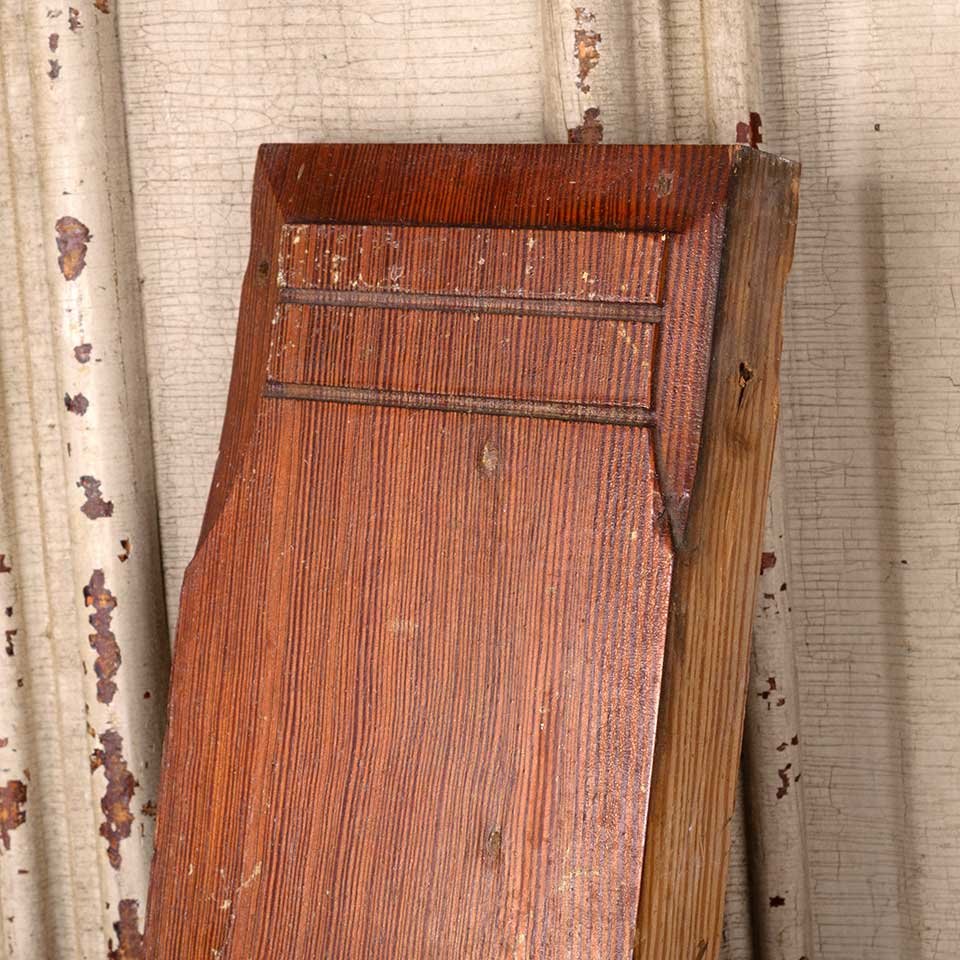 6x11 Antique Wood Door Plinth Trim Block image 3