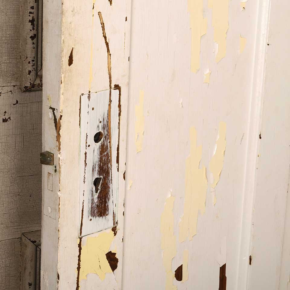 32x80 Antique 2 Panel Wood Interior Door image 7