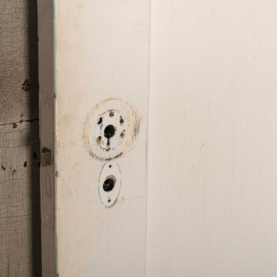 30x80 Antique 2 Panel Wood Interior Door image 4
