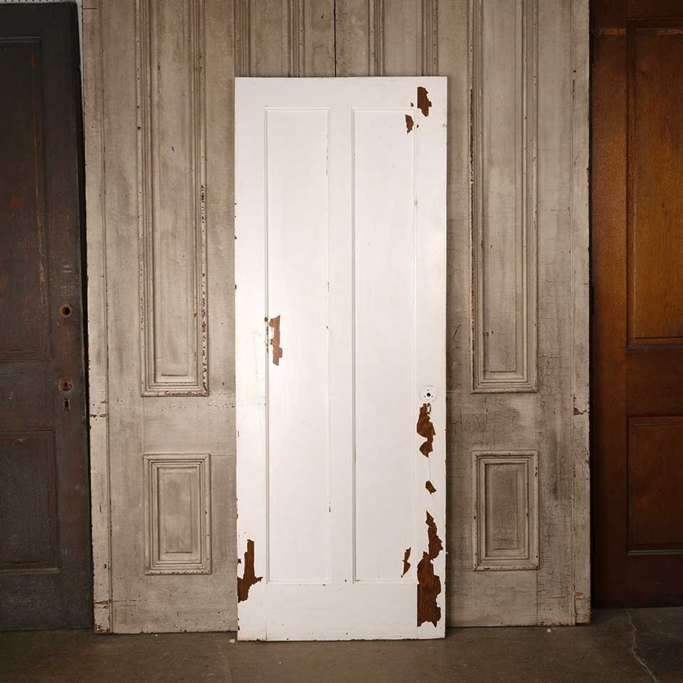 30x80 Antique 2 Panel Wood Interior Door image 5