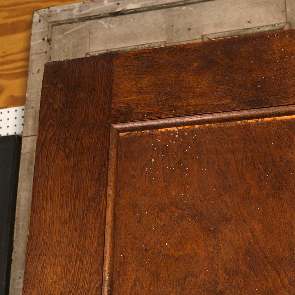 32x79 Antique 2 Panel Wood Interior Door image 4