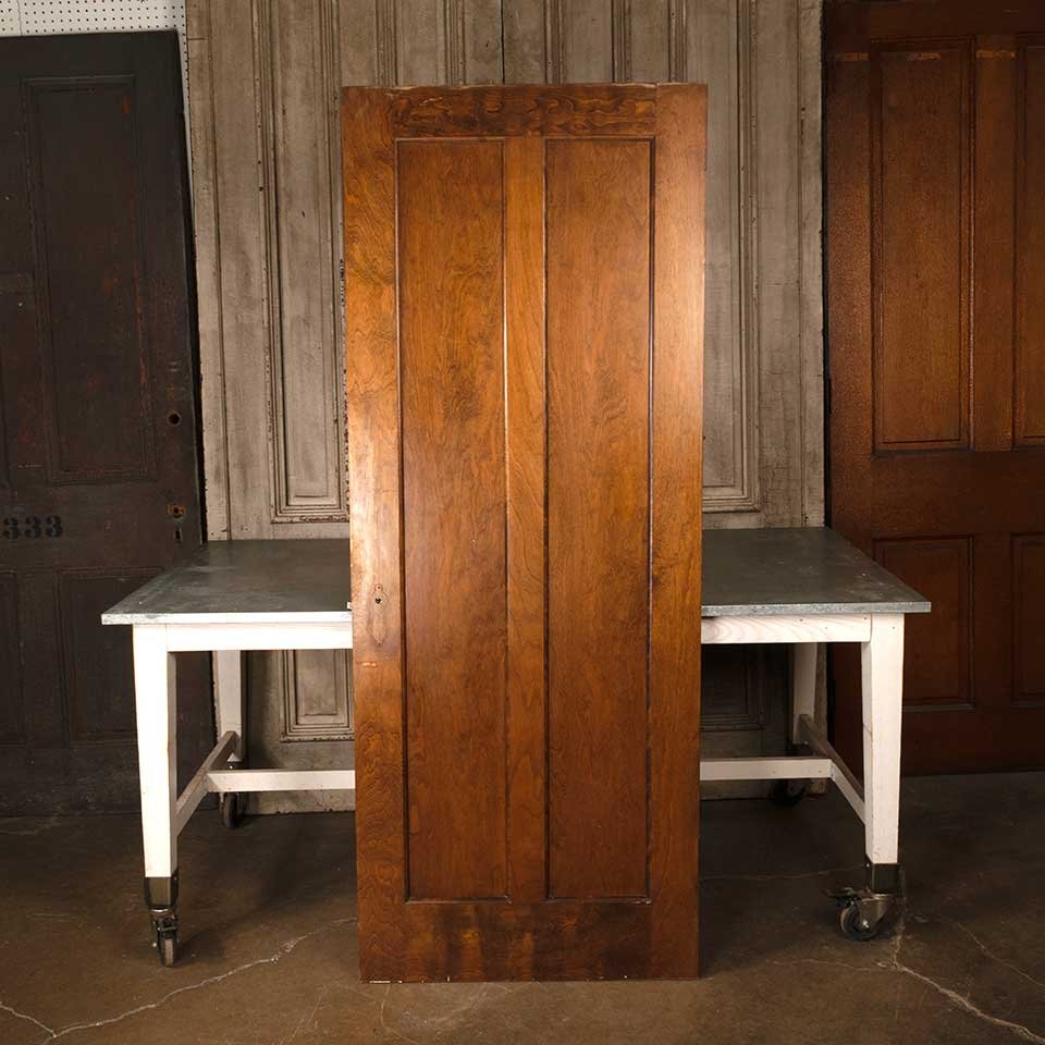 30x77 Antique 2 Panel Wood Interior Door image 5