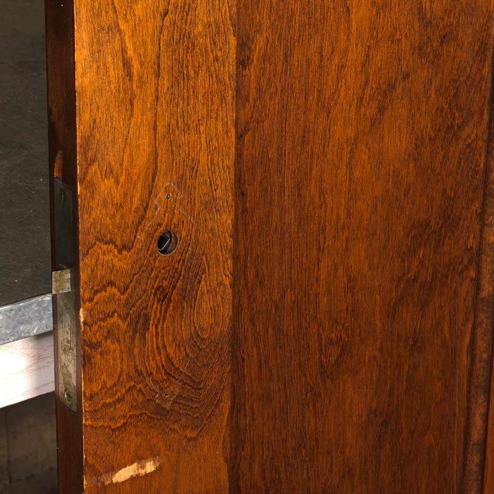 30x77 Antique 2 Panel Wood Interior Door image 8