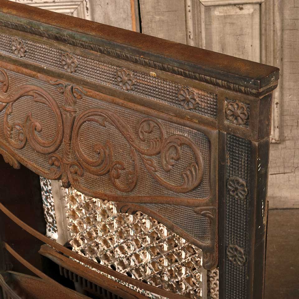 26x31 Salvaged Antique Gas Fireplace Insert image 6