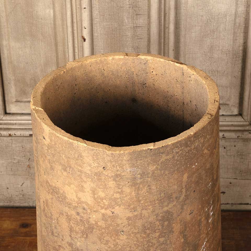 22" Salvaged Antique Terra Cotta Chimney Pot image 4