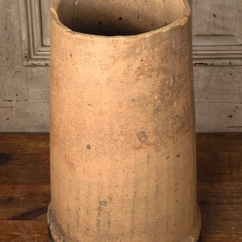 22" Salvaged Antique Terra Cotta Chimney Pot image 6