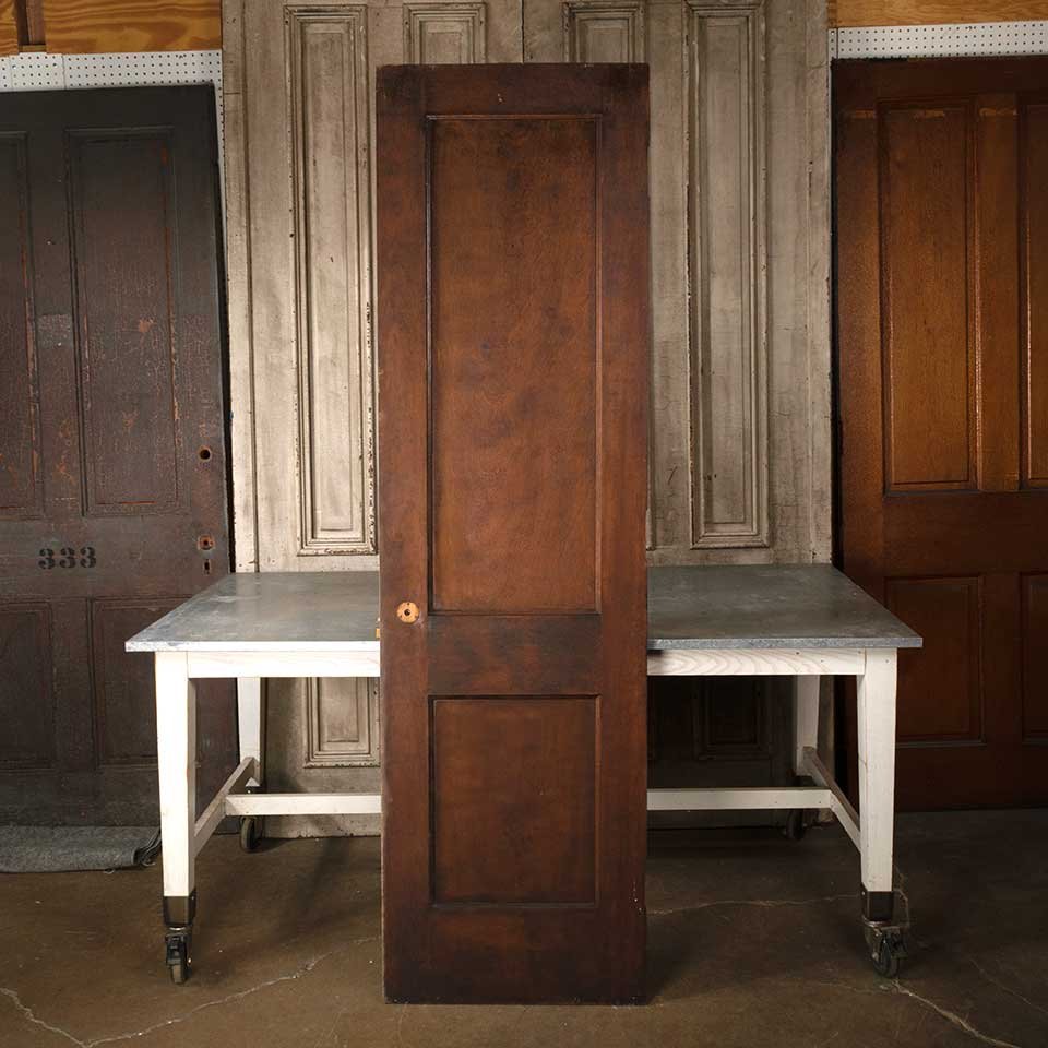 24x84 Antique 2 Panel Wood Interior Door image 4