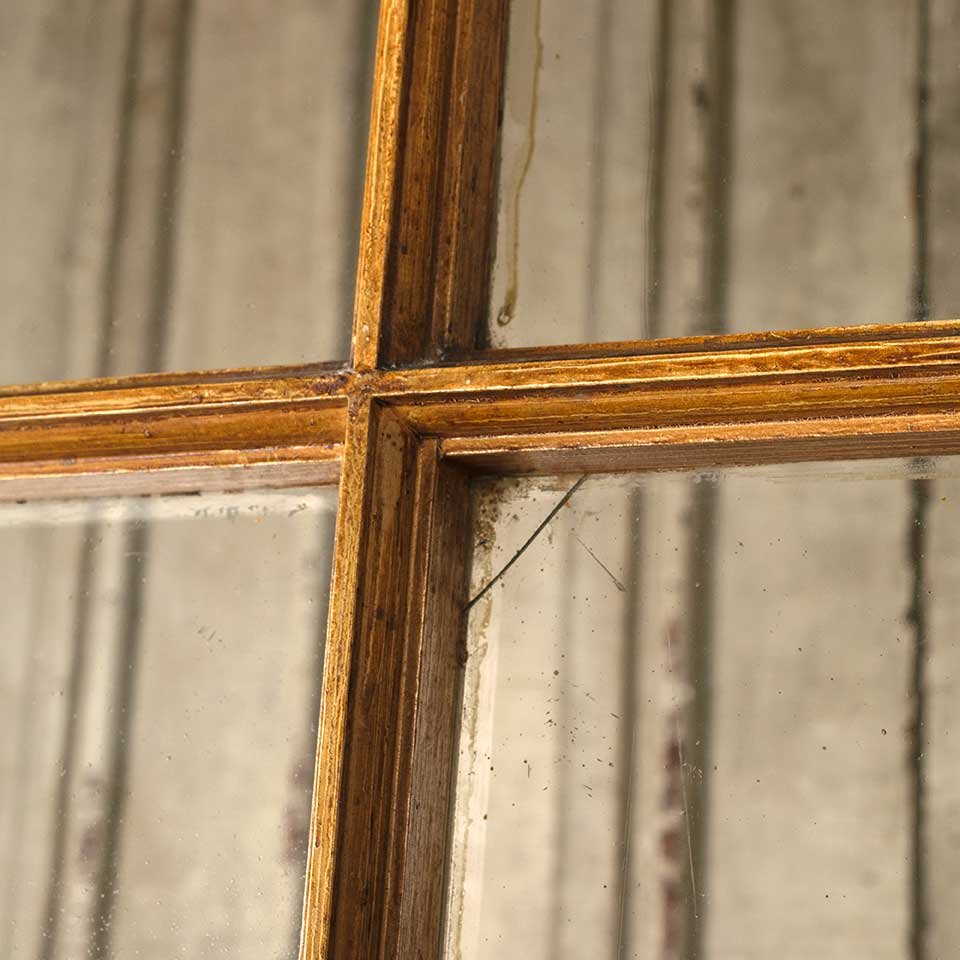 37x83 Antique Divided Lite Wood Entry Door image 5
