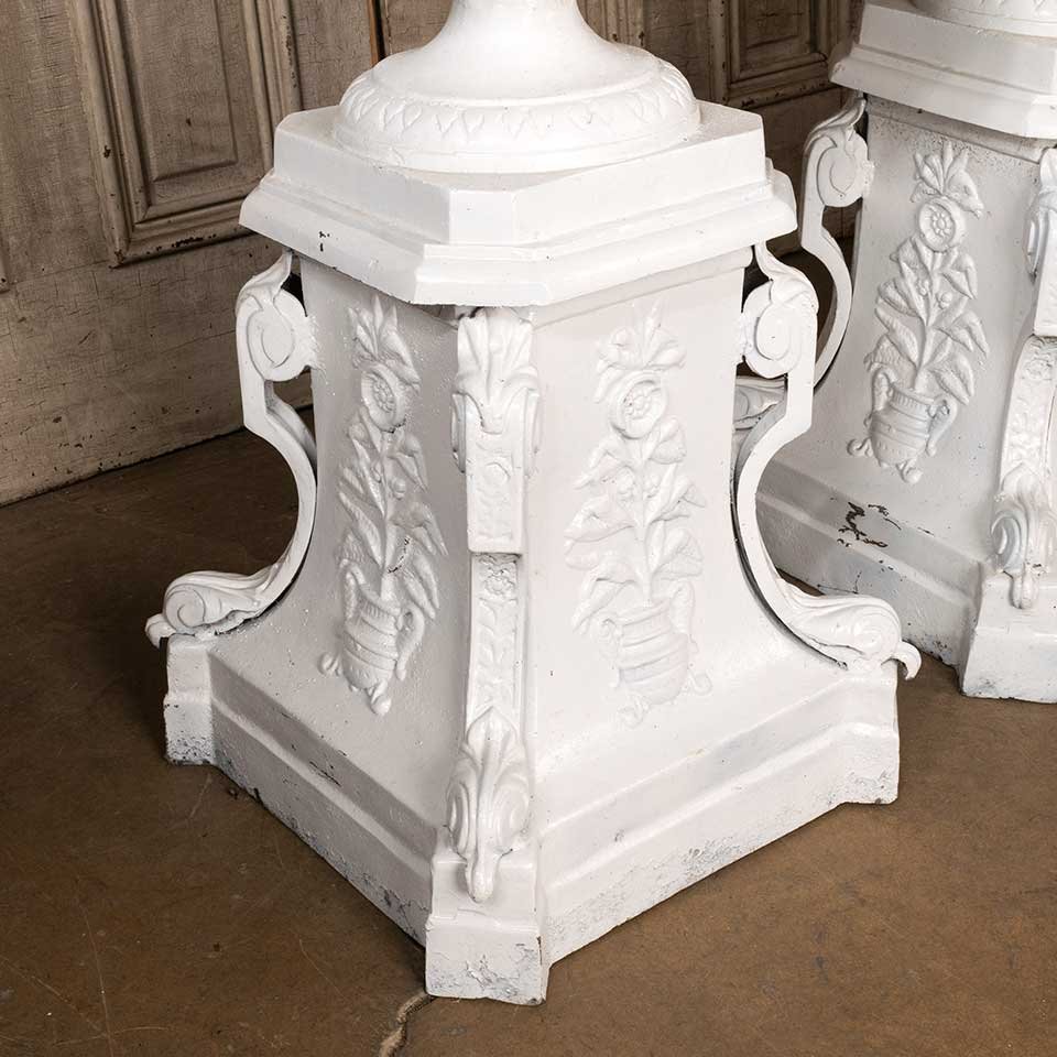 20x42 Vintage Cast Aluminum Garden Urns image 2