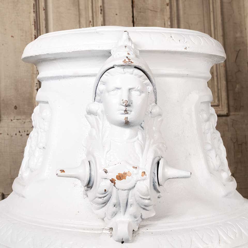 20x42 Vintage Cast Aluminum Garden Urns image 5
