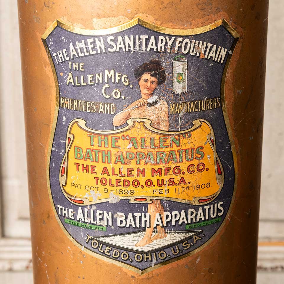 The Allen Sanitary Fountain Bath Apparatus image 2
